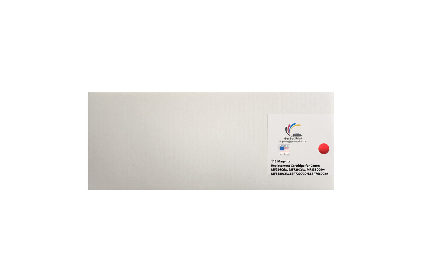 Canon 118M Remanufactured Magenta Cartridge