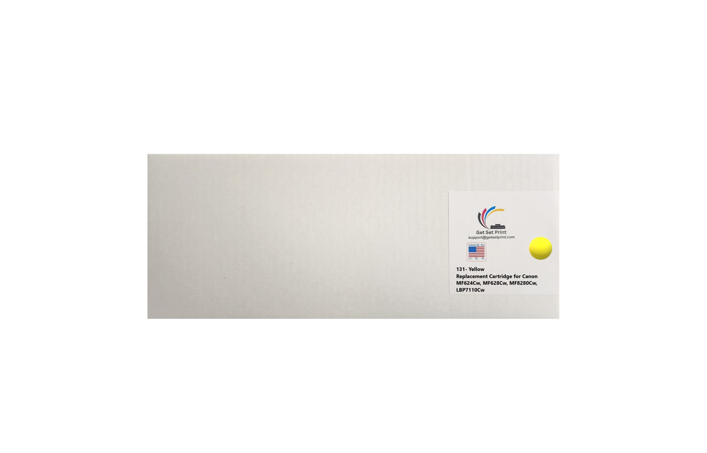 Canon 131Y Remanufactured Yellow Toner Cartridge