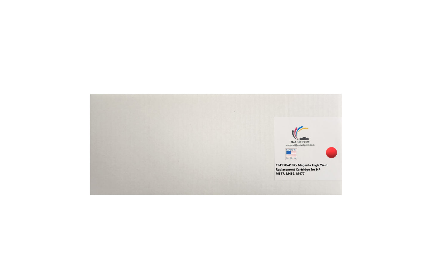 HP CF413X- HP410X Remanufactured High Yield Magenta Cartridge