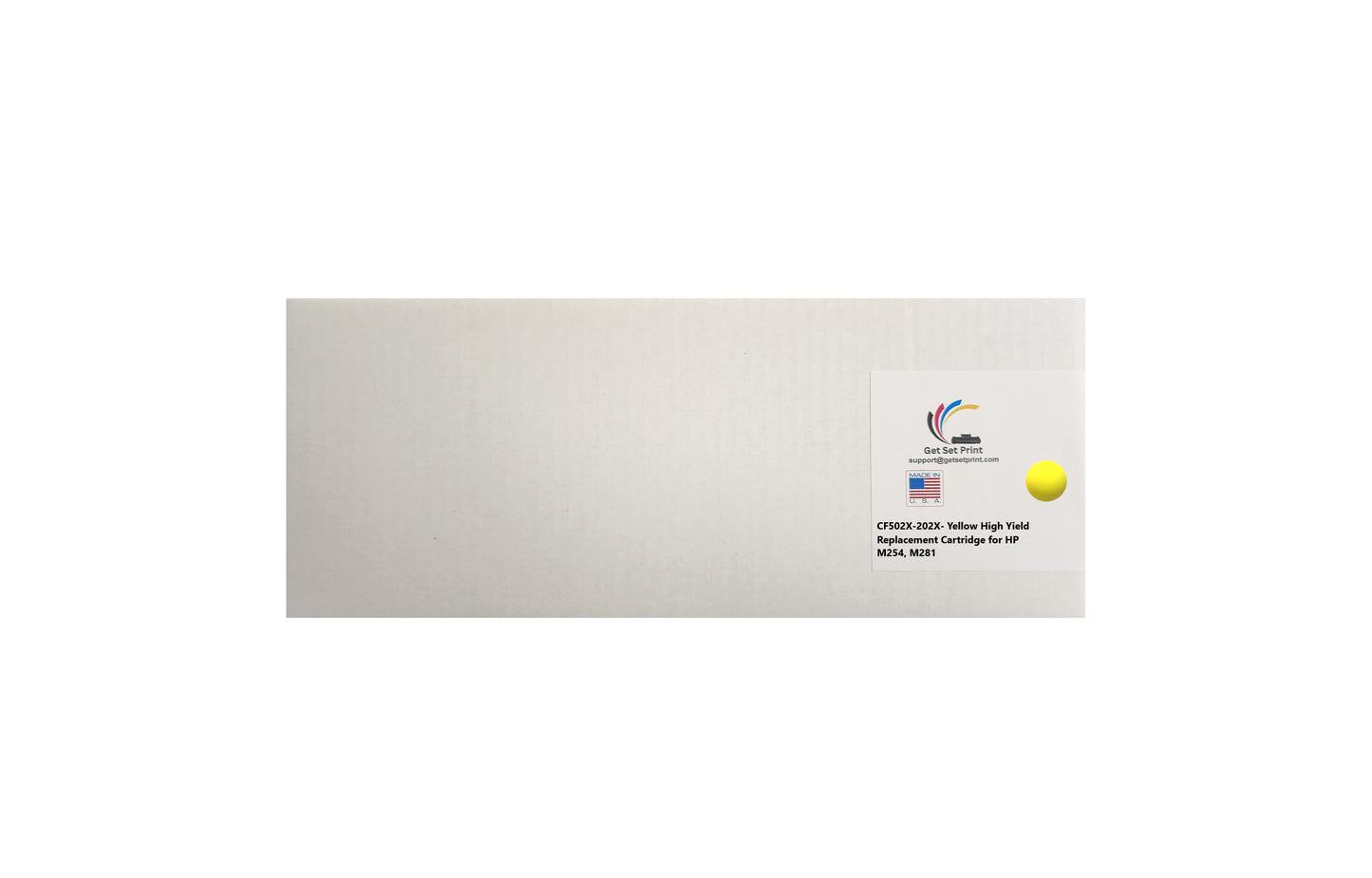 HP CF502X- HP202X Remanufactured High Yield Yellow Cartridge