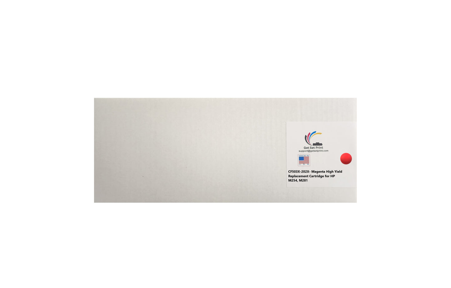 HP CF503X- HP202X Remanufactured High Yield Yellow Cartridge