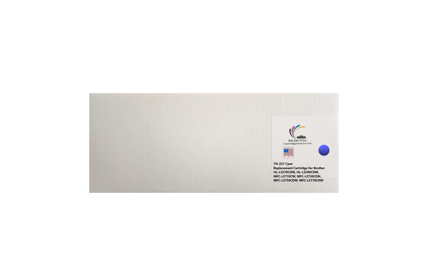 Brother TN227C Remanufactured Cyan Toner Cartridge