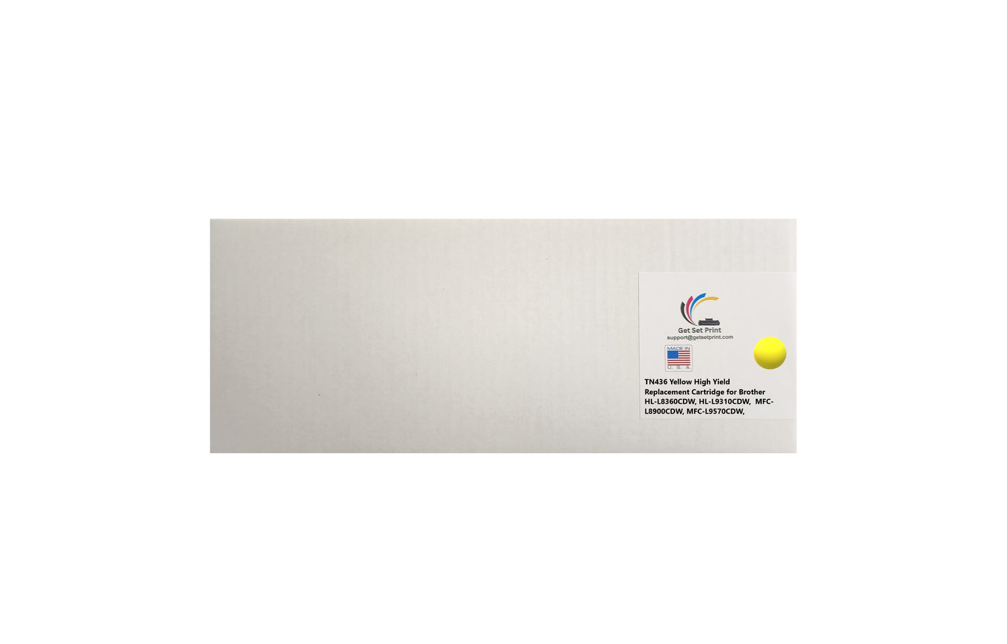 Brother TN436Y Remanufactured Yellow Toner Cartridge