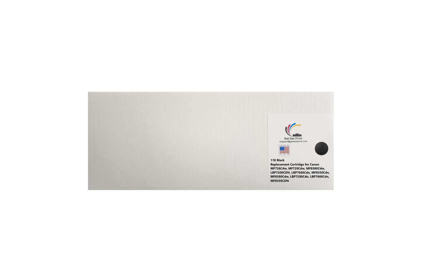 Canon 118K Remanufactured Black Toner Cartridge