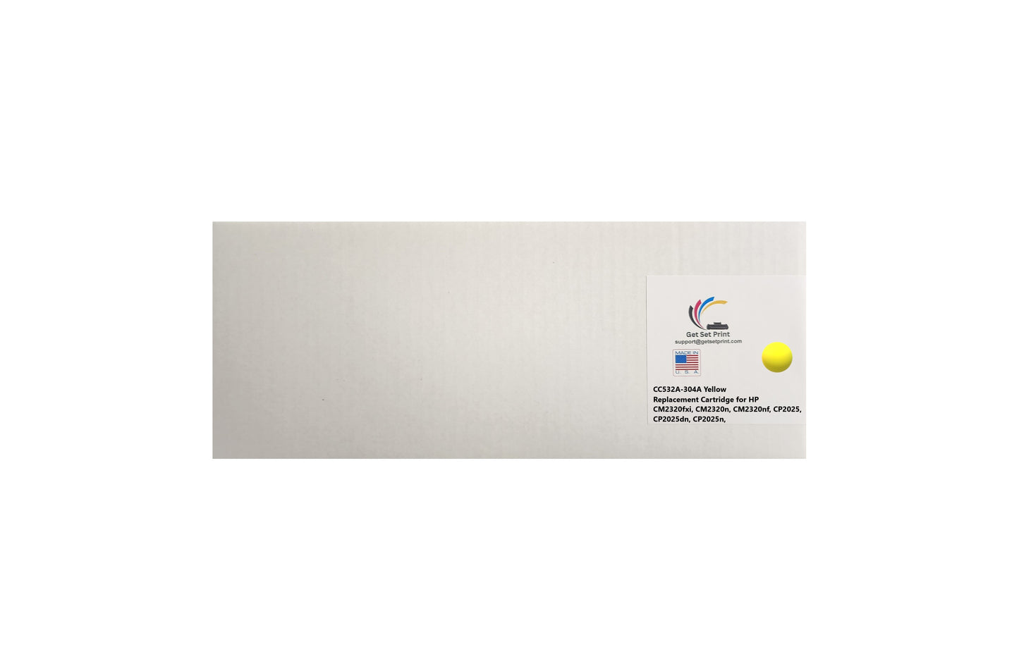 HP CC532A- HP304A- Remanufactured Yellow Cartridge