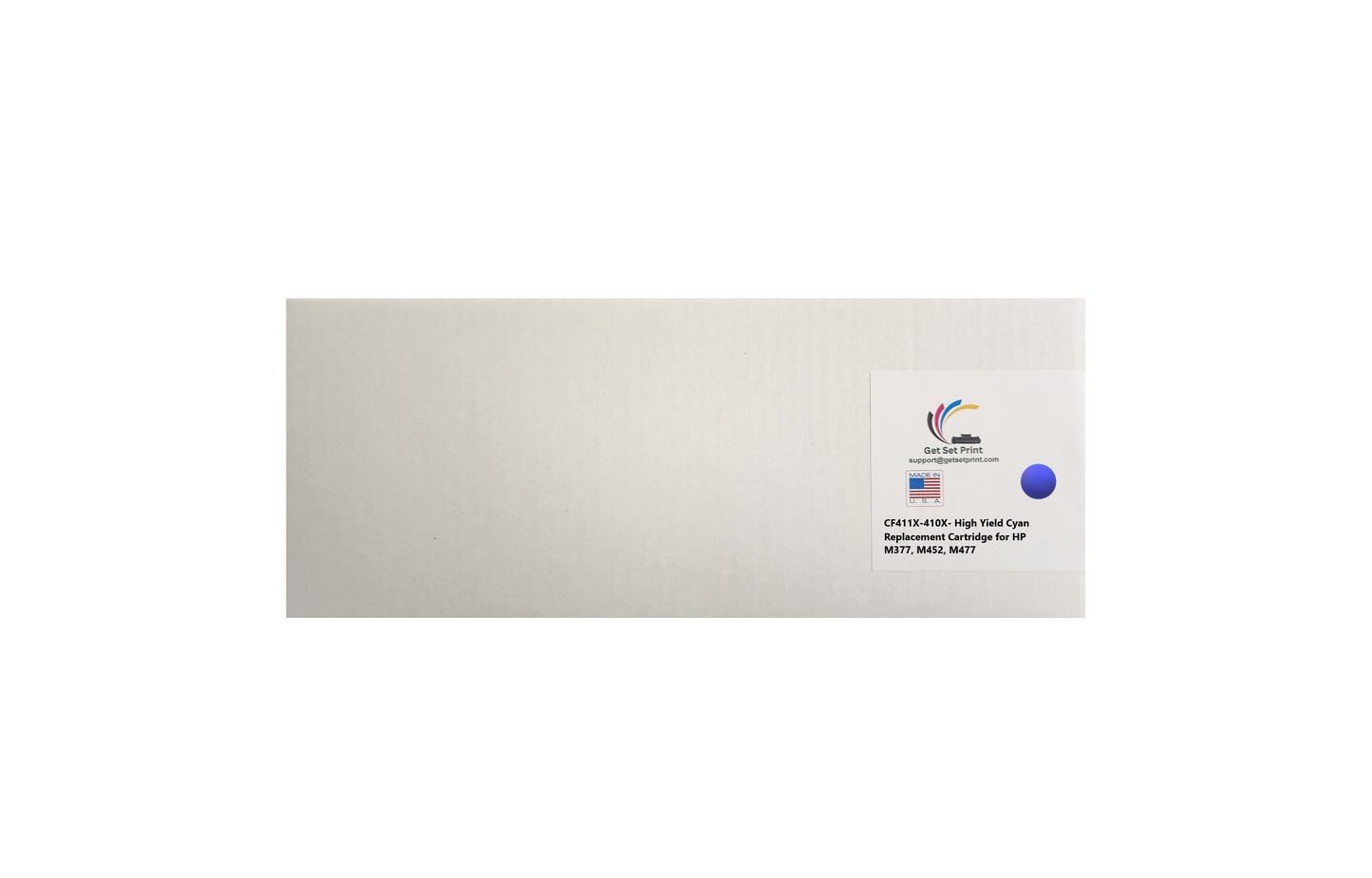 HP CF411X- HP410X Remanufactured High Yield Cyan Cartridge